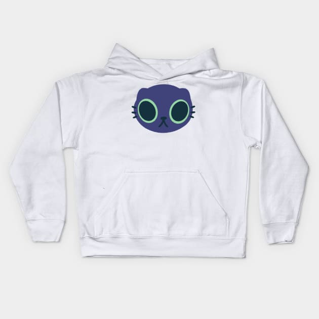 0.5 Camera Cat Kids Hoodie by Niamh Smith Illustrations